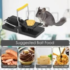 Piège à Souris Piège à Rats Triomphe(Lot De 4) Pour Intérieur Cuisine Maison Jardin, Nouveau à Souris Ressort Puissant, Securise, Sensible, Efficace, Faciles à Utiliser -Outil d'entretien du jardin Soldes 48882691 3