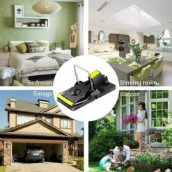 Piège à Souris Piège à Rats Triomphe(Lot De 4) Pour Intérieur Cuisine Maison Jardin, Nouveau à Souris Ressort Puissant, Securise, Sensible, Efficace, Faciles à Utiliser -Outil d'entretien du jardin Soldes 48882691 5