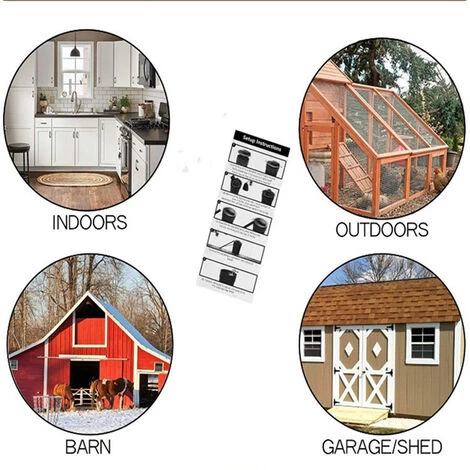 KARTOKNER Piège à Souris Intelligent En Plastique Réutilisable Couvercle De Seau Souris Rat Piège à Souris Sans Cruauté Ou Létal Piège Style De Porte Multi Catch (Noir) 5 KARTOKNER Piège à Souris Intelligent En Plastique Réutilisable Couvercle De Seau Souris Rat Piège à Souris Sans Cruauté Ou Létal Piège Style De Porte Multi Catch (Noir) – Image 3