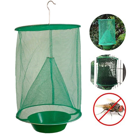 SUPERSELLER Anti-nuisible Attrape-mouches Cage De Capture De Mouches Suspendue Piège à Mouches Cage De Piège à Mouches Pliable Avec Pot Pour Verger De Ranch De Jardin, Type 2 - Type 2 3 SUPERSELLER Anti-nuisible Attrape-mouches Cage De Capture De Mouches Suspendue Piège à Mouches Cage De Piège à Mouches Pliable Avec Pot Pour Verger De Ranch De Jardin, Type 2 - Type 2