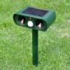 ZHUOXUAN Répulsif Chat Ultrason, Répulsif Animaux Alarme Sonore Et Visuelle, Charge De Solaire Ou De Batterie, Répulsif Étanche Pour Chats, Chiens, Etc -Outil d'entretien du jardin Soldes 50906474 1