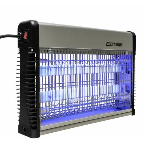 Destructeur D'insectes En Aluminium Werkapro 20 Watts 3 Destructeur D'insectes En Aluminium Werkapro 20 Watts