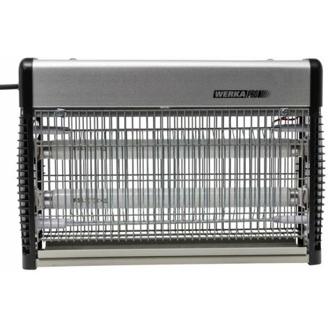 Destructeur D'insectes En Aluminium Werkapro 20 Watts 4 Destructeur D'insectes En Aluminium Werkapro 20 Watts – Image 2