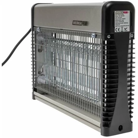 Destructeur D'insectes En Aluminium Werkapro 20 Watts 7 Destructeur D'insectes En Aluminium Werkapro 20 Watts – Image 5