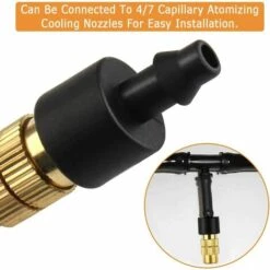 Buse De Pulvérisation En Laiton Pulvérisateur D'Arrosage En Laiton Ajustable Buse Tête D'Arrosage Arroseurs Atomiseurs Pour L'Irrigation De L'Arrosage Des Jardins,Starlight,20 Pcs -Outil d'entretien du jardin Soldes 50941741 2