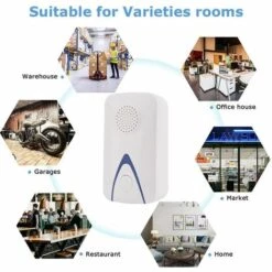 Ultrason Souris Et Rats,Répulsif Ultrason Anti-Rongeurs Insectes,Électronique Plug-in Pest Répulsif Anti Moustiques,Les Souris,Rats,Mouches,cafards,Fourmis Et Rongeurs Avec Lumière De Nuit Bleue，Irisfr -Outil d'entretien du jardin Soldes 51217987 5