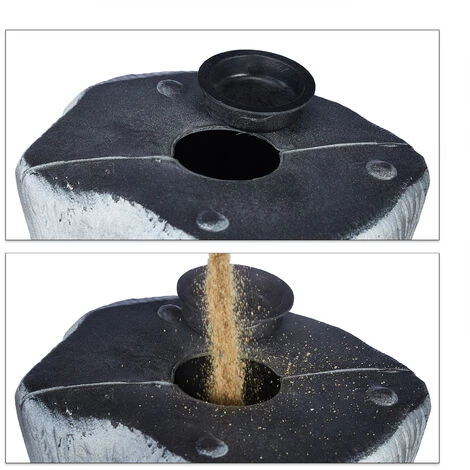 Relaxdays Faucon épouvantail, Assis, Poser & Suspendre, Statue Décorative, Pour Le Jardin, Balcon, Terrasse, Gris 6 Relaxdays Faucon épouvantail, Assis, Poser & Suspendre, Statue Décorative, Pour Le Jardin, Balcon, Terrasse, Gris – Image 4