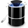 KARTOKNER USB UV Lampe Anti Moustique Électrique Tueur De Moustique Tueur D'insectes Mouches Piège,Surface Utile Jusqu'à 20m²,Pas Bruit,Pas Rayonnement (noir) -Outil d'entretien du jardin Soldes 52464951 1