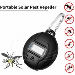 LIFCAUSAL Répulsif à Ultrasons Portable Antiparasitaire à énergie Solaire Et USB Pour Cafards, Araignées, Fourmis, Souris, Punaises De Lit Et Puces Non Toxique Sans Danger Pour Les Humains Et Les Animaux Domestiques -Outil d'entretien du jardin Soldes 52587574 5