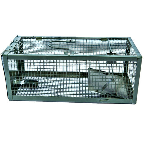 QERSTA Pièges à Rats Piège De Capture Deux Entrées Cage Piege Pour Souris Rongeurs Mulots 27X13X11CM 5 QERSTA Pièges à Rats Piège De Capture Deux Entrées Cage Piege Pour Souris Rongeurs Mulots 27X13X11CM – Image 3