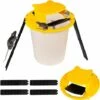 QERSTA Seau Piège à Souris, Piège à Rats Et Attrape Souris Flip Slide Bucket Lid, Pièges à Souris Réutilisables, Mouse Trap Intelligent, Bucket Lid Mouse Avec Échelle à Glissière(Bucket Non Inclus) -Outil d'entretien du jardin Soldes 52694391 1