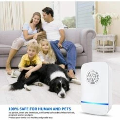 ALMI Répulsif Ultrasons, Repulsif Moustique, Repulsif Anti Mouches Electrique Appareil Répulsif Souris Interieur, Moustique, Cafard, Araignée, 100% Inoffensif (2 Pack) -Outil d'entretien du jardin Soldes 52759043 5