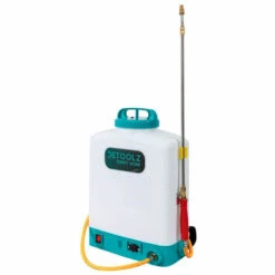 Pulvérisateur Dorsal 16 Litres Haute Pression Sur Batterie Avec Harnais Fermier DZ-P110 -Outil d'entretien du jardin Soldes 52817403 4