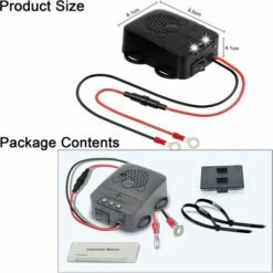 TINOR Répulsif Ultrason Pour Voiture | Avec Stroboscopique LED, Garage Pour Voiture Rongeurs Souris Bestioles Maison Garage Grenier Camping -Outil d'entretien du jardin Soldes 53350744 4