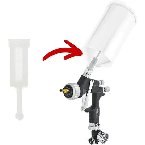 VERSAILLESFR 50 Pièces Filtre à Peinture Filtres à Gravité Pour Pistolet à Peinture Filtre à Pulvérisation Jetable Mailles Fines Des Filtres Universels Pour Pistolets De Pulvérisation Par Gravité 35.6*11.2mm Versailles 7 VERSAILLESFR 50 Pièces Filtre à Peinture Filtres à Gravité Pour Pistolet à Peinture Filtre à Pulvérisation Jetable Mailles Fines Des Filtres Universels Pour Pistolets De Pulvérisation Par Gravité 35.6*11.2mm Versailles – Image 5