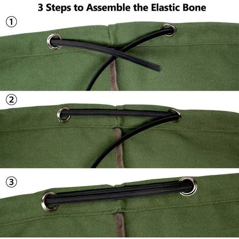 SUPERMARKET Sac à Déchets De Jardin Extra Large Yard, Pelouse De 32 Gallons Et Sac De Rangement Réutilisable Pour Feuilles Avec Deux Poignées ,Superma,Vert,1 Pièce 5 SUPERMARKET Sac à Déchets De Jardin Extra Large Yard, Pelouse De 32 Gallons Et Sac De Rangement Réutilisable Pour Feuilles Avec Deux Poignées ,Superma,Vert,1 Pièce – Image 3