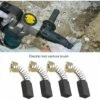 LITZEE 4 Paires Balais De Charbon Moteur CB103 Compatible Pour Électriques HM0810 181030 -Outil d'entretien du jardin Soldes 54724670 1
