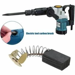 LITZEE 4 Paires Balais De Charbon Moteur CB103 Compatible Pour Électriques HM0810 181030 -Outil d'entretien du jardin Soldes 54724670 2