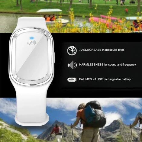 PERLE RARE Lot De 2 Bracelets Anti-moustiques électronique à Ultrasons Avec Câble USB, étanches, Idéal En Voyage, Pour Enfants Et Adultes 5 PERLE RARE Lot De 2 Bracelets Anti-moustiques électronique à Ultrasons Avec Câble USB, étanches, Idéal En Voyage, Pour Enfants Et Adultes – Image 3