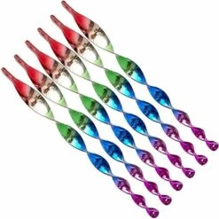 Betterlife Lot De 6 Tiges Réfléchissantes En Spirale Pour Effrayer Les Oiseaux De La Maison, Du Jardin, De La Piscine (30 Cm)