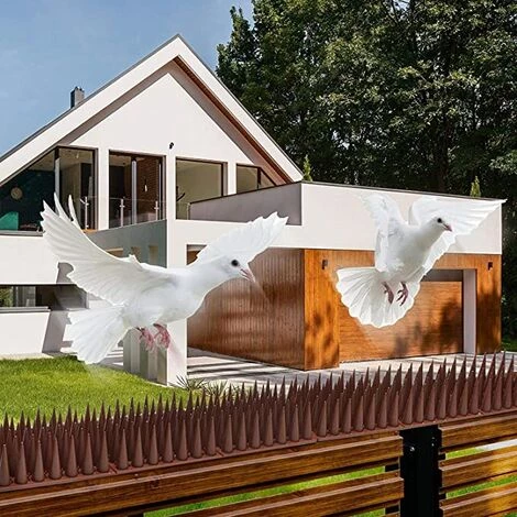 BENOBBY KIDS Pic Anti Pigeon, 4.3M Anti Pigeons Pour Balcon Plastique Kit, Repulsif Oiseaux Pigeon Pic Anti Chat, Pour Moineaux Hirondelles Corneilles (grosse épine, Livrer Nano-colle, Livrer Attaches De Câble) 4 BENOBBY KIDS Pic Anti Pigeon, 4.3M Anti Pigeons Pour Balcon Plastique Kit, Repulsif Oiseaux Pigeon Pic Anti Chat, Pour Moineaux Hirondelles Corneilles (grosse épine, Livrer Nano-colle, Livrer Attaches De Câble) – Image 2