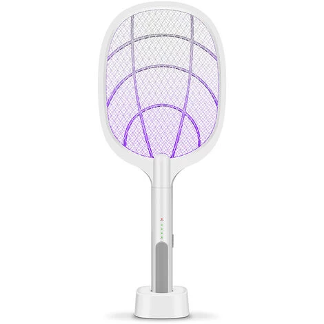Raquette Anti Moustique,Betterlife 2 En 1 3000V USB Rechargeable Tapette à Mouches Electrique, Avec Base De Chargement, Protection De Maille 3 Couches, Pour IntéRieur Et ExtéRieur 3 Raquette Anti Moustique,Betterlife 2 En 1 3000V USB Rechargeable Tapette à Mouches Electrique, Avec Base De Chargement, Protection De Maille 3 Couches, Pour IntéRieur Et ExtéRieur