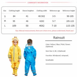 LIFCAUSAL Enfants Imperméable Respirant Imperméable Imperméable Pour Enfants Garçons Filles Étudiants Imperméable À Capuche Imperméable Réfléchissant Haute Visibilité, Jaune Moyen -Outil d'entretien du jardin Soldes 55858932 4