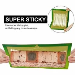 PERLE RARE Piège à Souris Pièges à Rats, 5 Plaques Collantes Souris, Plaques De Glu Anti Souris Anti Rat - Grande Taille 8"x12" -Outil d'entretien du jardin Soldes 55869559 4