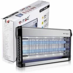 V-TAC Moustiquaire Electrique à Tubes T8 UV 2*15W 100m² -Outil d'entretien du jardin Soldes 56839956 5