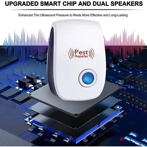 DECKON Repulsif Ultrasons, Ultrason Souris Lot De 6, Ultrason Souris Et Rat Efficace Contre Souris,Rats,Mouches,Moustiques,Insectes Nuisibles,Araignées,Cafards, Sûr Et Non Toxique 5 DECKON Repulsif Ultrasons, Ultrason Souris Lot De 6, Ultrason Souris Et Rat Efficace Contre Souris,Rats,Mouches,Moustiques,Insectes Nuisibles,Araignées,Cafards, Sûr Et Non Toxique – Image 3