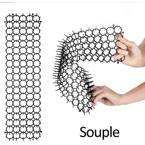 LRISHOM 13*47Cm Tapis D'Épines Anti-Chat, Tapis D'Épines Anti-Oiseaux, Protection Du Jardin Contre Les Oiseaux, Avec 10 Pointes En U, 10Pcs 5 LRISHOM 13*47Cm Tapis D'Épines Anti-Chat, Tapis D'Épines Anti-Oiseaux, Protection Du Jardin Contre Les Oiseaux, Avec 10 Pointes En U, 10Pcs – Image 3