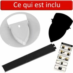 LRISHOM Piège à Souris Intelligent En Plastique Réutilisable Couvercle De Seau Souris Rat Piège à Souris Sans Cruauté Ou Létal Piège Style De Porte Multi Catch, Sans Seau, Rouge - Rouge -Outil d'entretien du jardin Soldes 57112220 4