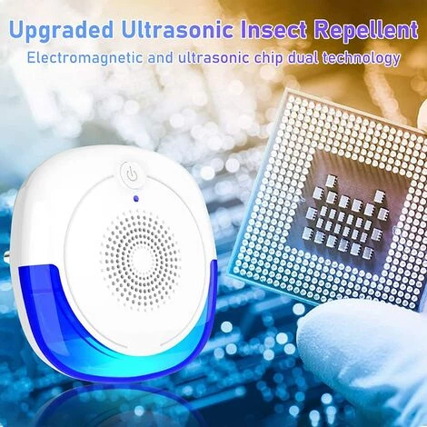 FLYME Lot De 2 Répulsifs Anti-moustiques à Ultrasons, Prise Anti-moustiques électrique, Insectifuge D'intérieur Pour Moustiques, Rats, Cafards, Araignées, Grillons Et Rongeurs 5 FLYME Lot De 2 Répulsifs Anti-moustiques à Ultrasons, Prise Anti-moustiques électrique, Insectifuge D'intérieur Pour Moustiques, Rats, Cafards, Araignées, Grillons Et Rongeurs – Image 3