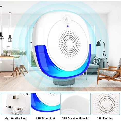 FLYME Lot De 2 Répulsifs Anti-moustiques à Ultrasons, Prise Anti-moustiques électrique, Insectifuge D'intérieur Pour Moustiques, Rats, Cafards, Araignées, Grillons Et Rongeurs 7 FLYME Lot De 2 Répulsifs Anti-moustiques à Ultrasons, Prise Anti-moustiques électrique, Insectifuge D'intérieur Pour Moustiques, Rats, Cafards, Araignées, Grillons Et Rongeurs – Image 5