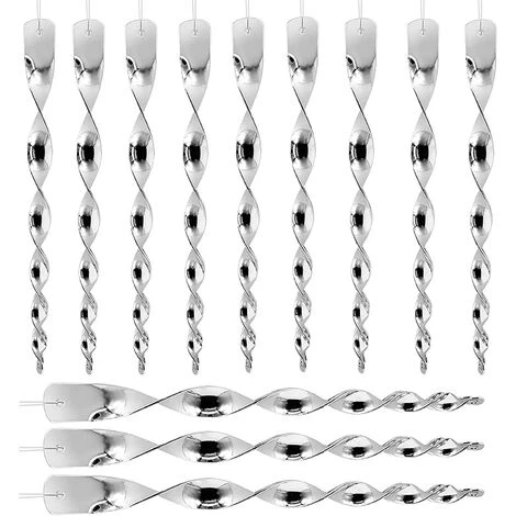 DECKON 12 Pièces Effaroucheur D Oiseaux 30 Cm Repulsif Pigeon 360 Degrés Repulsif Oiseaux, Effaroucheur Oiseaux Réfléchissants Spirale, Pour Balcon, Arbres Fruitiers, Potager 3 DECKON 12 Pièces Effaroucheur D Oiseaux 30 Cm Repulsif Pigeon 360 Degrés Repulsif Oiseaux, Effaroucheur Oiseaux Réfléchissants Spirale, Pour Balcon, Arbres Fruitiers, Potager