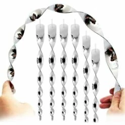 DECKON 12 Pièces Effaroucheur D Oiseaux 30 Cm Repulsif Pigeon 360 Degrés Repulsif Oiseaux, Effaroucheur Oiseaux Réfléchissants Spirale, Pour Balcon, Arbres Fruitiers, Potager 9 DECKON 12 Pièces Effaroucheur D Oiseaux 30 Cm Repulsif Pigeon 360 Degrés Repulsif Oiseaux, Effaroucheur Oiseaux Réfléchissants Spirale, Pour Balcon, Arbres Fruitiers, Potager -Outil d'entretien du jardin Soldes 57597779 3