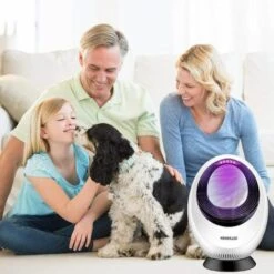 KARTOKNER Lampe Anti-moustiques, Tue Mouche Electrique, LED Répulsif Tueur De Moustiques, USB Piège à Mouche électrique, UV Electrique Moustique Killer Lampe Non Toxique, Efficace (Modèle Creux Haut De Gamme) -Outil d'entretien du jardin Soldes 58108565 3