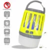 LIFCAUSAL Portable Intérieur Extérieur Mosquito Killer Lampe Lumière Violette Choc Électrique À Usages Multiples Camping Lumière Étanche Lavable -Outil d'entretien du jardin Soldes 58188503 1