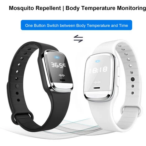 LIFCAUSAL Bracelet Anti-moustique Portable Anti-moustique Montre-bracelet Anti-moustiques Bracelet Anti-moustiques Pour Enfants Adultes, Blanc 4 LIFCAUSAL Bracelet Anti-moustique Portable Anti-moustique Montre-bracelet Anti-moustiques Bracelet Anti-moustiques Pour Enfants Adultes, Blanc – Image 2