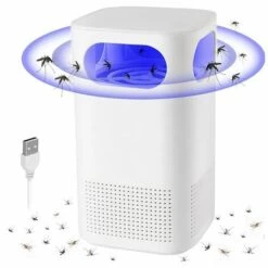 GRID COOL Lampe Anti Moustique, UV Moustique Tueur Lampe Electrique Moustique Killer Lampe,Intérieur Destructeur De Moustique Zapper Lampe Pour Répulsif Moustique, Mites, Mouches,Insectes