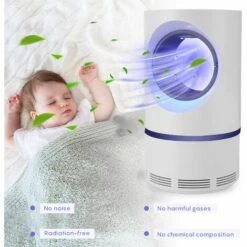 LTS FAFA USB Lampe Anti-moustiques,Lampe Pi¨¨ge Moustique,UV Tue Mouches Destructeur D' Insectes Electrique 5W,Pas Bruit,Pas Rayonnement. -Outil d'entretien du jardin Soldes 58368743 2