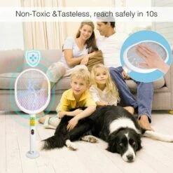 BENOBBY KIDS 3000V Raquette électrique Anti-moustiques Rechargeable, Tapette à Mouches Pliable, 3 Couches De Protection En Maille, Tueur De Mouches électrique, Tapette à Moustiques Pour Intérieur Et Extérieur 11 BENOBBY KIDS 3000V Raquette électrique Anti-moustiques Rechargeable, Tapette à Mouches Pliable, 3 Couches De Protection En Maille, Tueur De Mouches électrique, Tapette à Moustiques Pour Intérieur Et Extérieur -Outil d'entretien du jardin Soldes 58751811 5