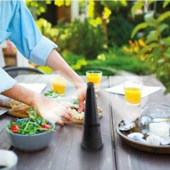 BSI Ventilateur Anti Mouche Et Anti Guêpe Protection Nourriture - Noir -Outil d'entretien du jardin Soldes 58752084 4