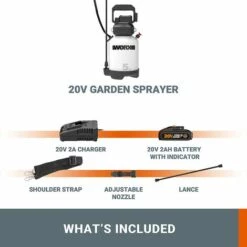 WORX Pulvérisateur De Jardin Sans Fil 18V(20V MAX) WG829E, PowerShare, Réservoir De 5L -Outil d'entretien du jardin Soldes 58757689 5