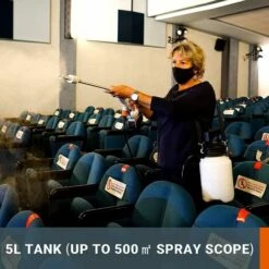 WORX 18V (20V MAX) Pulvérisateur De Désinfection à Haute Pression 5L WP651E, PowerShare -Outil d'entretien du jardin Soldes 58757691 4