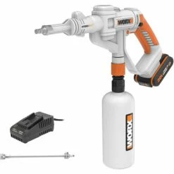 WORX 18V (20V MAX) Pulvérisateur De Désinfection à Haute Pression 1L WP650E, PowerShare, Bouteille Graduée De 1L