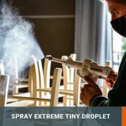 WORX 18V (20V MAX) Pulvérisateur De Désinfection à Haute Pression 1L WP650E, PowerShare, Bouteille Graduée De 1L -Outil d'entretien du jardin Soldes 58757692 4