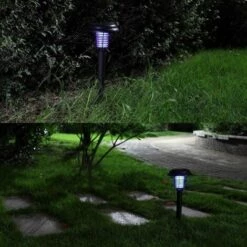 LYCXAMES Lot De 2 Lampes Solaires Répulsives Pour Extérieur,Anti-moustiques,Anti-Insectes électroniques,Anti-moustiques,Anti-Insectes,Anti-vers,Anti-moustiques Et éclairage De Jardin(Path UV Light) -Outil d'entretien du jardin Soldes 58847830 4