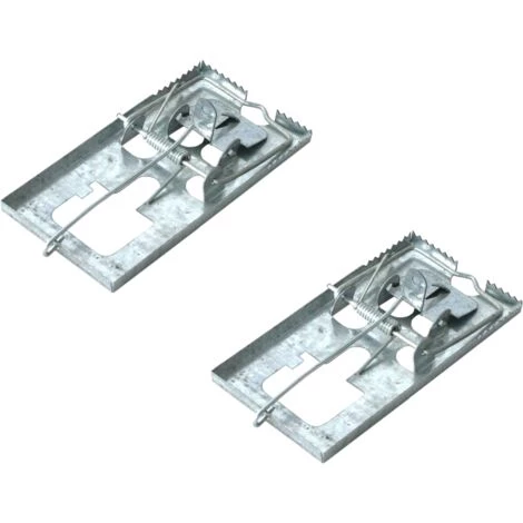 CYCLINGCOLORS 2x Pièges à Rat Et Souris En Métal Avec Ressort Très Puissant Tapette Piège Réutilisable 3 CYCLINGCOLORS 2x Pièges à Rat Et Souris En Métal Avec Ressort Très Puissant Tapette Piège Réutilisable