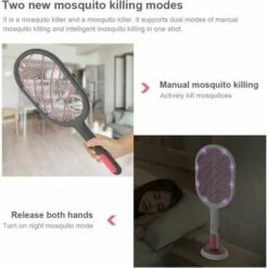 LTS FAFA Raquette Anti Moustique, USB Tapetteà Mouche Electrique, 3000 Volts, Efficace Contre Les Mouches Insectes, Mode Tapette Anti-Moustique/Mode Lampe Anti-Moustique,Versailles 10 LTS FAFA Raquette Anti Moustique, USB Tapetteà Mouche Electrique, 3000 Volts, Efficace Contre Les Mouches Insectes, Mode Tapette Anti-Moustique/Mode Lampe Anti-Moustique,Versailles -Outil d'entretien du jardin Soldes 59153931 4